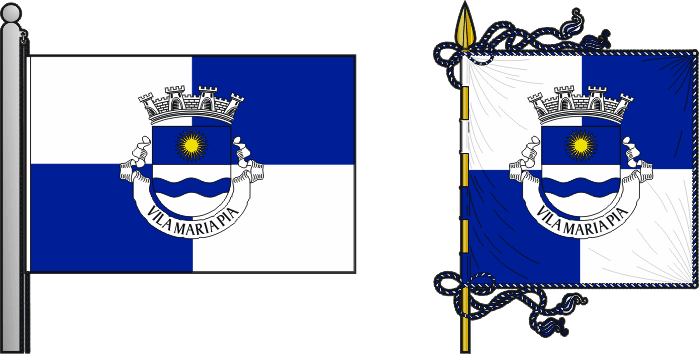 Bandeira e estandarte do Concelho da Ribeira Grande - Ribeira Grande municipal flag and banner