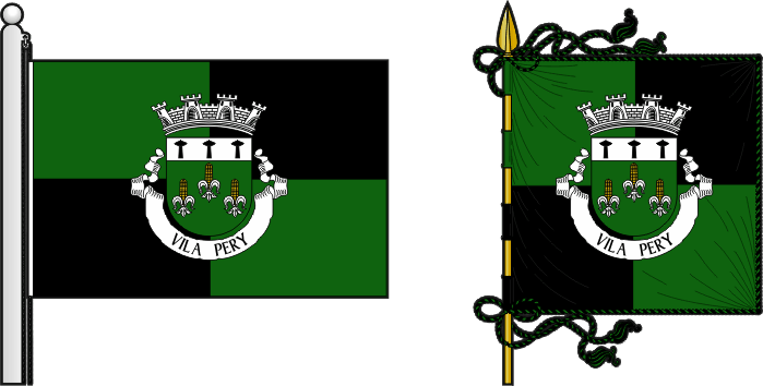Bandeira e estandarte do Concelho do Chimoio - Chimoio municipal flag and banner