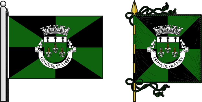 Bandeira e estandarte do Concelho do Chimoio - Chimoio municipal flag and banner