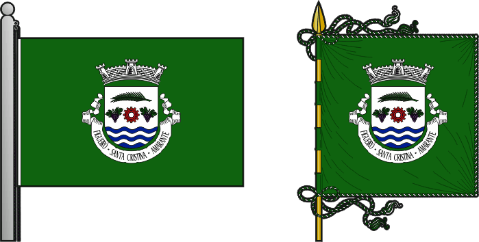 Bandeira e estandarte da antiga freguesia de Figueiró (Santa Cristina) - Figueiró (Santa Cristina) former civil parish, flag and banner Bandeira e estandarte da antiga freguesia de Figueiró (Santa Cristina) - Figueiró (Santa Cristina) former civil parish, flag and banner