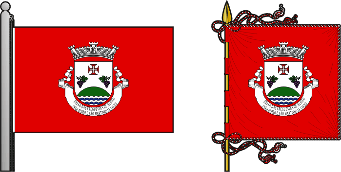 Bandeira e estandarte da União das freguesias de Alvito (São Pedro e São Martinho) e Couto - Alvito (São Pedro and São Martinho) and Couto civil parishes union flag and banner Bandeira e estandarte da União das freguesias de Alvito (São Pedro e São Martinho) e Couto - Alvito (São Pedro and São Martinho) and Couto civil parishes union flag and banner