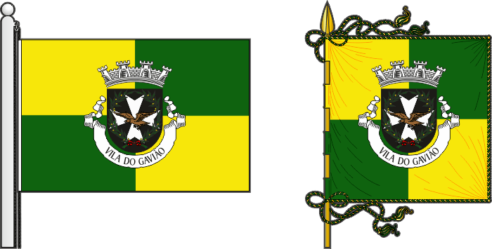 Bandeira e estandarte do município de Gavião - Gavião Municipality flag and banner Proposta de Bandeira e estandarte do município de Gavião - Gavião Municipality flag and banner Proposal