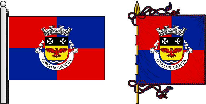 Proposta para a bandeira e estandarte do Município da Maia - Maia municipal flag and banner proposal Proposta para a bandeira e estandarte do Município da Maia - Maia municipal flag and banner proposal