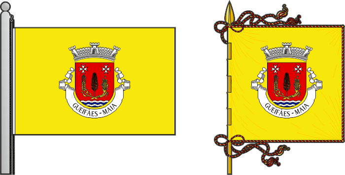 Bandeira e estandarte da antiga freguesia de Gueifães - Gueifães former civil parish, flag and banner Bandeira e estandarte da antiga freguesia de Gueifães - Gueifães former civil parish, flag and banner