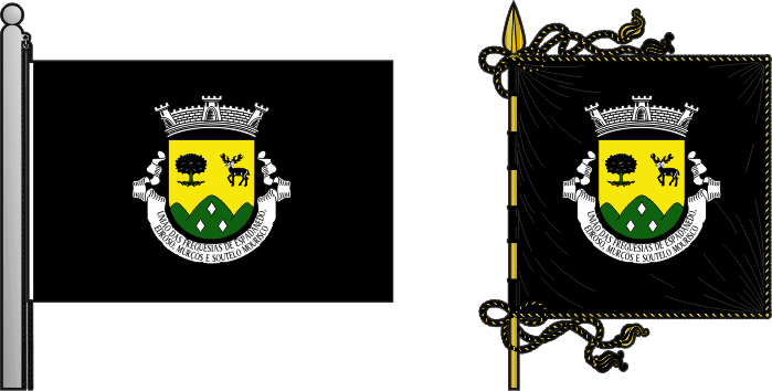 Bandeira e estandarte da União das freguesias de Espadanedo, Edroso, Murçós e Soutelo Mourisco - Espadanedo, Edroso, Murçós and Soutelo Mourisco civil parishes union flag and banner Bandeira e estandarte da União das freguesias de Espadanedo, Edroso, Murçós e Soutelo Mourisco - Espadanedo, Edroso, Murçós and Soutelo Mourisco civil parishes union flag and banner