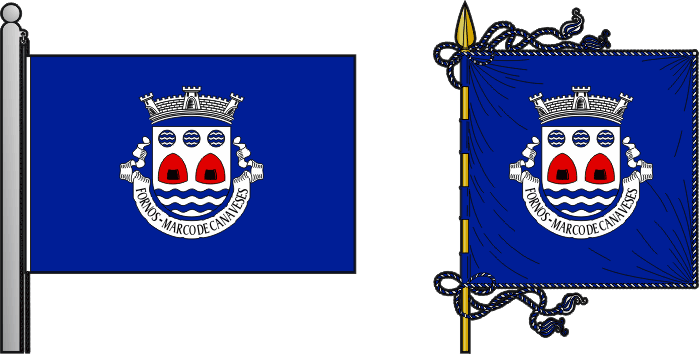 Bandeira e estandarte da antiga freguesia de Fornos - Fornos former civil parish, flag and banner Bandeira e estandarte da antiga freguesia de Fornos - Fornos former civil parish, flag and banner