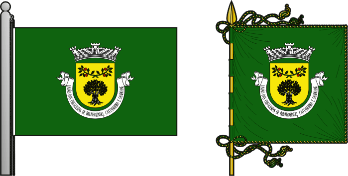 Bandeira e estandarte da Freguesia de Brunhozinho, Castanheira e Sanhoane - Brunhozinho, Castanheira and Sanhoane civil parish, flag and banner Bandeira e estandarte da Freguesia de Brunhozinho, Castanheira e Sanhoane - Brunhozinho, Castanheira and Sanhoane civil parish, flag and banner
