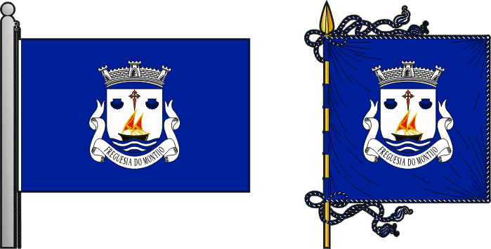 Bandeira e estandarte da antiga freguesia do Montijo - Montijo former civil parish, flag and banner