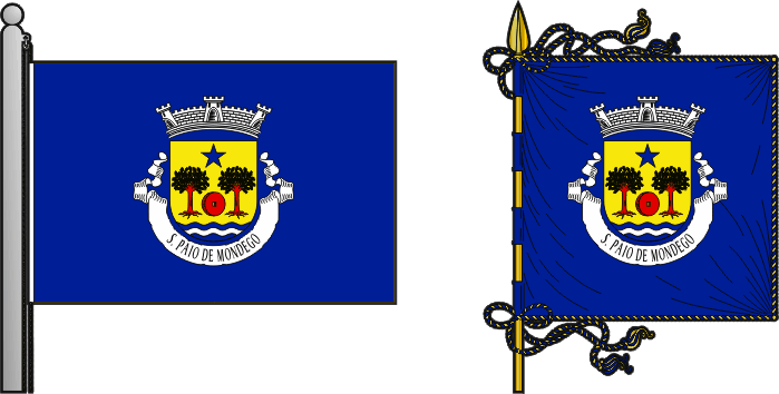 Bandeira e estandarte da antiga freguesia de São Paio de Mondego - São Paio de Mondego former civil parish, flag and banner Bandeira e estandarte da antiga freguesia de São Paio de Mondego - São Paio de Mondego former civil parish, flag and banner