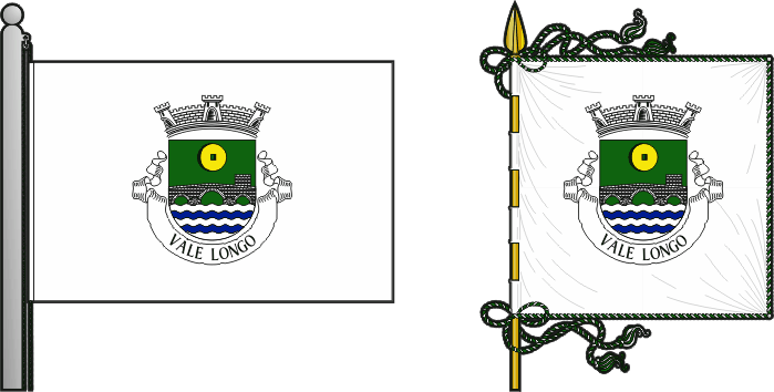 Bandeira e estandarte da antiga freguesia de Vale Longo - Vale Longo former civil parish, flag and banner Bandeira e estandarte da antiga freguesia de Vale Longo - Vale Longo former civil parish, flag and banner