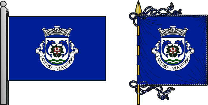Bandeira e estandarte da antiga freguesia de Raposeira - Raposeira former civil parish, flag and banner Bandeira e estandarte da antiga freguesia de Raposeira - Raposeira former civil parish, flag and banner
