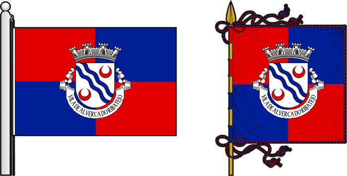 Bandeira e estandarte da antiga freguesia de Alverca do Ribatejo - Alverca do Ribatejo former civil parish, flag and banner Bandeira e estandarte da antiga freguesia de Alverca do Ribatejo - Alverca do Ribatejo former civil parish, flag and banner