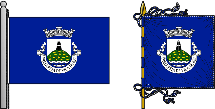 Bandeira e estandarte da freguesia de Vila de Rei - Vila de Rei civil parish, flag and banner Bandeira e estandarte da freguesia de Vila de Rei - Vila de Rei civil parish, flag and banner