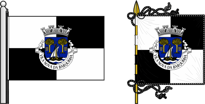 Bandeira e estandarte do Município de Vila Nova da Barquinha - Vila Nova da Barquinha municipal flag and banner Bandeira e estandarte do Município de Vila Nova da Barquinha - Vila Nova da Barquinha municipal flag and banner