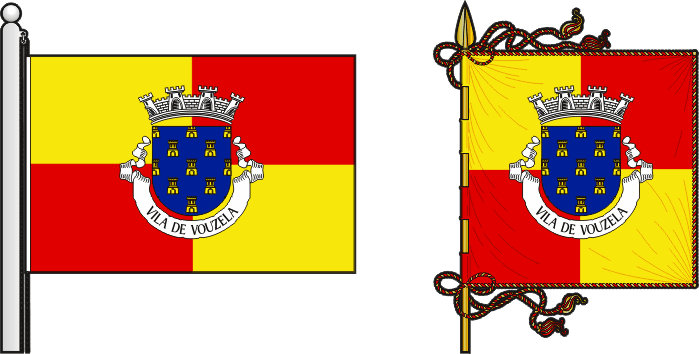Proposta para a bandeira e estandarte do Município de Vouzela - Vouzela municipal flag and banner proposal Proposta para a bandeira e estandarte do Município de Vouzela - Vouzela municipal flag and banner proposal